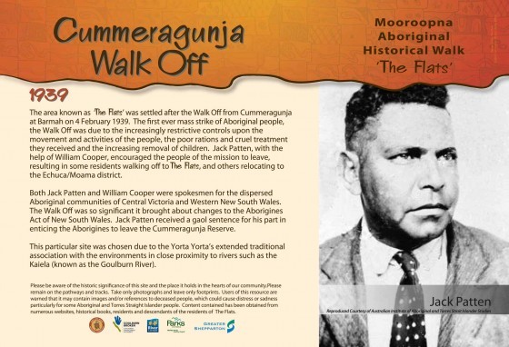 Cummeragunja Walk Off 1939